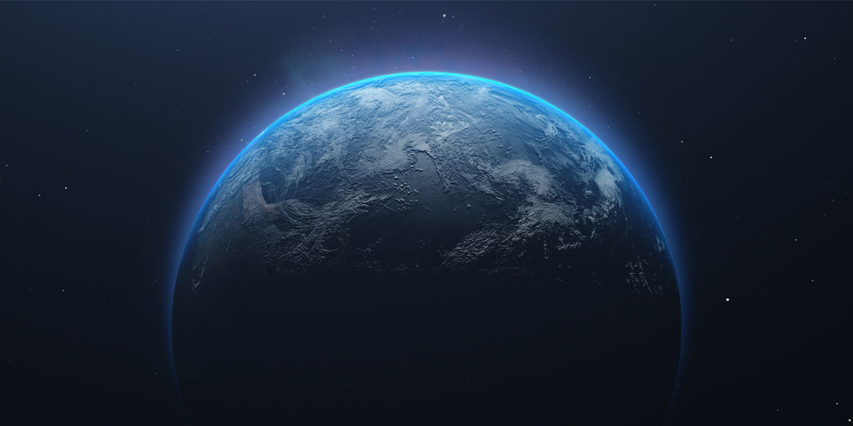 View of Earth from space