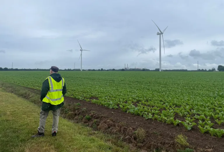 Wind Farm man